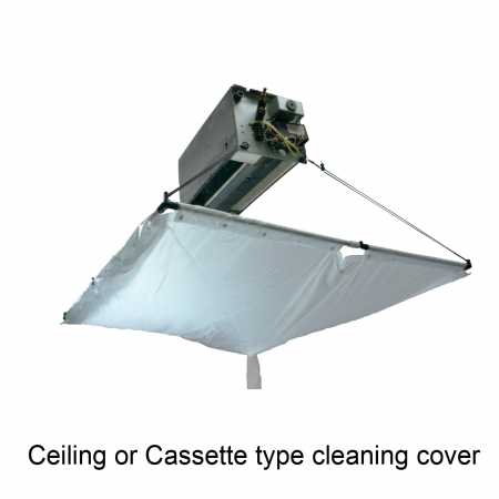 Kingpump cleaning cover for ceiling or mounted type of air conditioner KCB-01